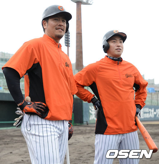 롯데 시절 강민호-손아섭 /OSEN DB