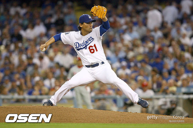 [사진] 다저스 시절 박찬호 ⓒGettyimages(무단전재 및 재배포 금지)