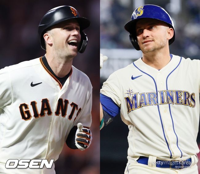 [사진] 버스터 포지(왼쪽), 카일 시거. ⓒGettyimages(무단전재 및 재배포 금지)