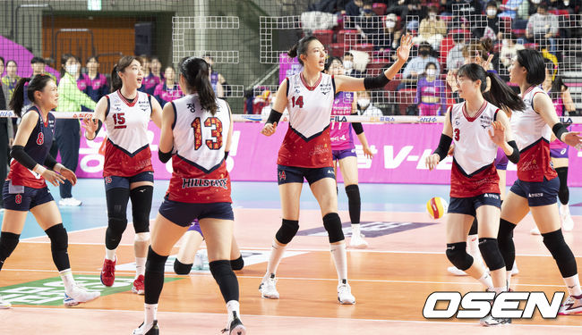 현대건설 선수단. / OSEN DB