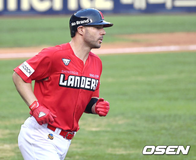 SSG 랜더스에서 뛰었던 외국인 타자 제이미 로맥. / OSEN DB