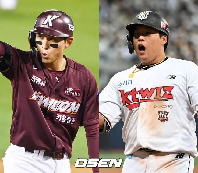 키움 히어로즈 이정후, KT 위즈 강백호. /OSEN DB