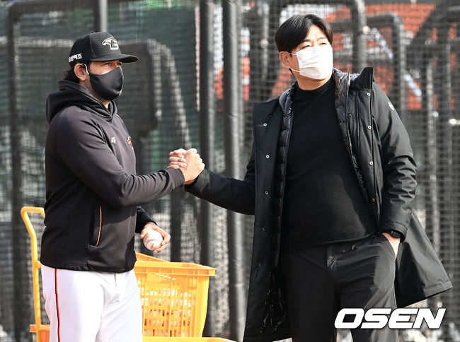 한화 정민철 단장과 수베로 감독은 리빌딩을 완수할 수 있을까. / OSEN DB