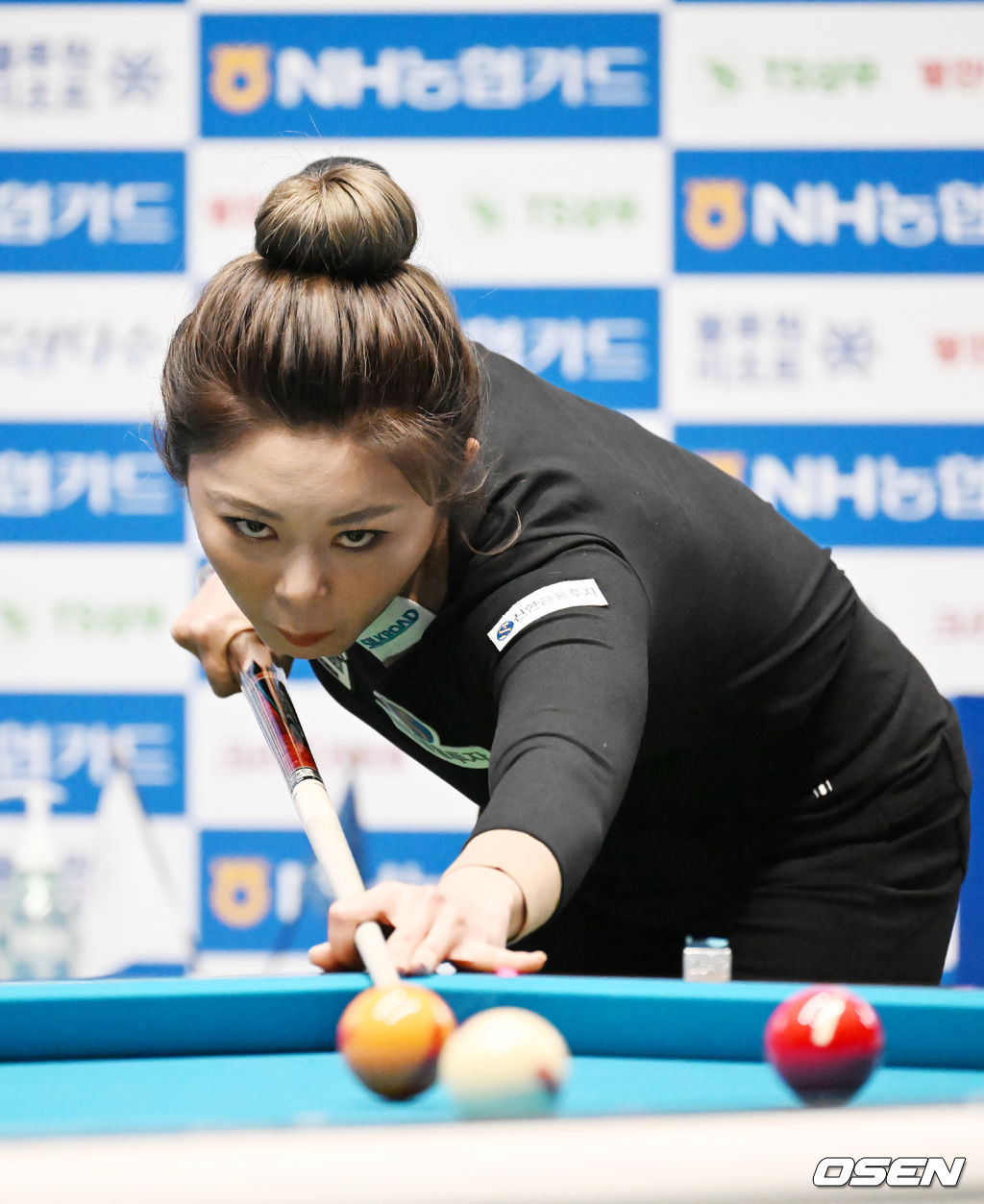 김가영이 신중하게 샷을 하고 있다. 2022.01.03 /rumi@osen.co.kr