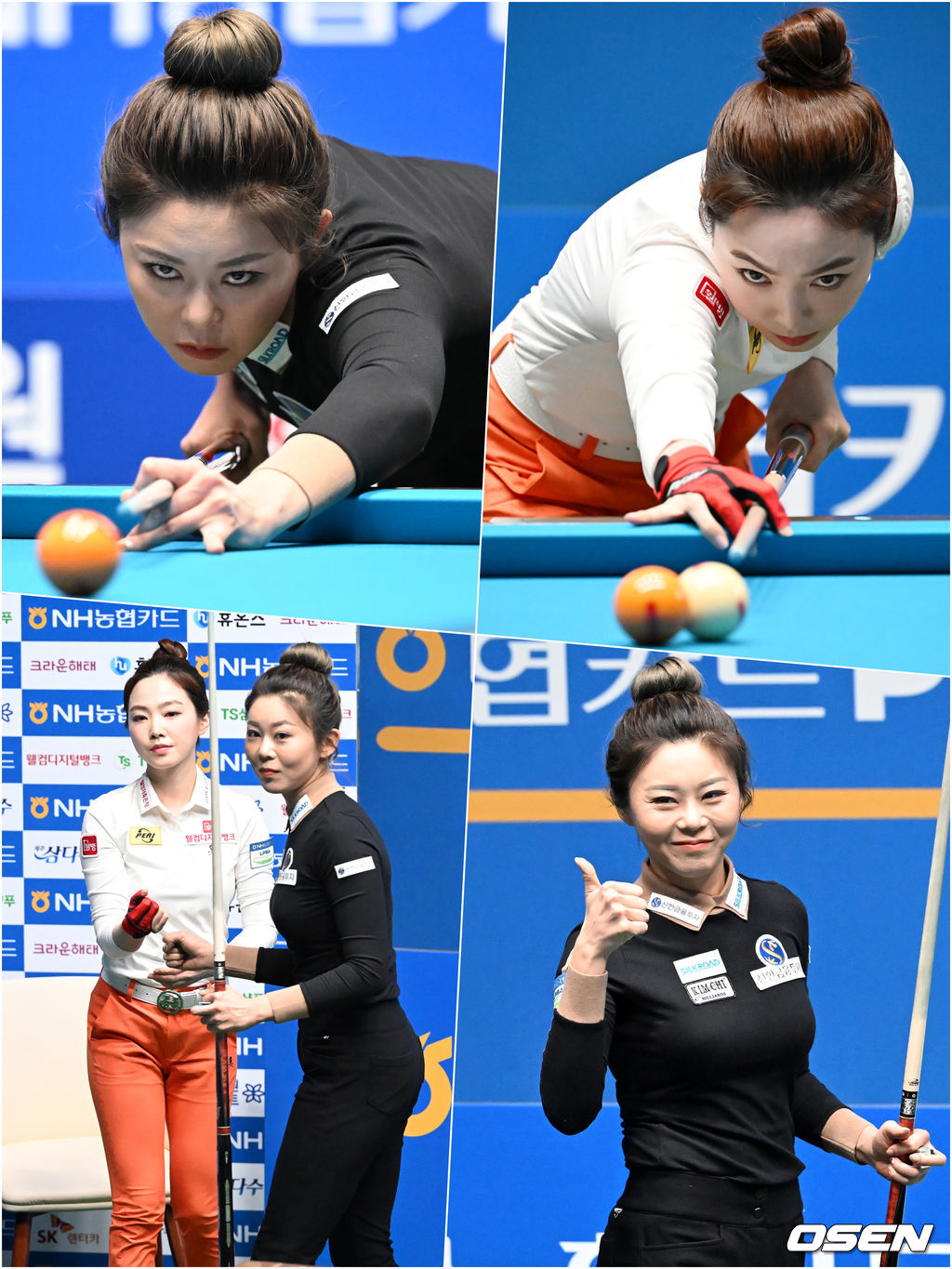 김가영이 차유람을 세트 스코어 3-0으로 꺾고 결승에 올라갔다. 2022.01.03 /rumi@osen.co.kr