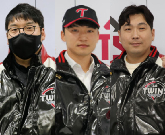 김현수, 박해민, 허도환 /LG 제공