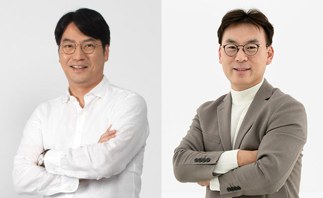 넷마블 이승원 대표(왼쪽)와 도기욱 CFO. /넷마블 제공.