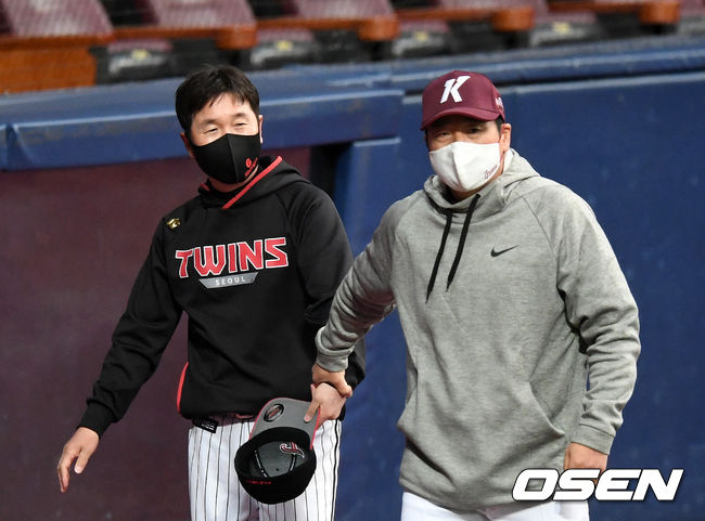 LG 류지현, 키움 홍원기 감독 /OSEN DB