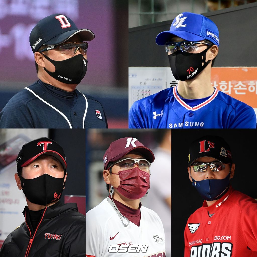 김태형-허삼영-김원형-홍원기-류지현 감독(왼쪽 위부터 시계 방향으로) /OSEN DB