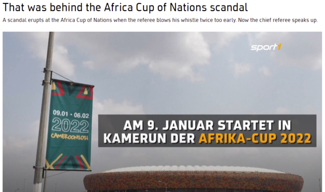 [사진] 스포르트1 홈페이지 캡처