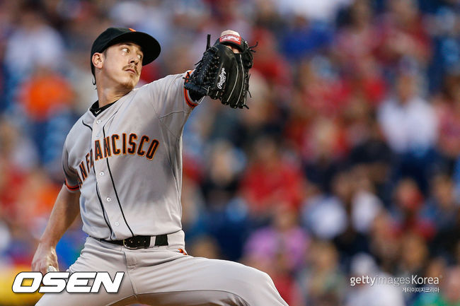 [사진] 샌프란시스코 자이언츠 시절 팀 린스컴. ⓒGettyimages(무단전재 및 재배포 금지)