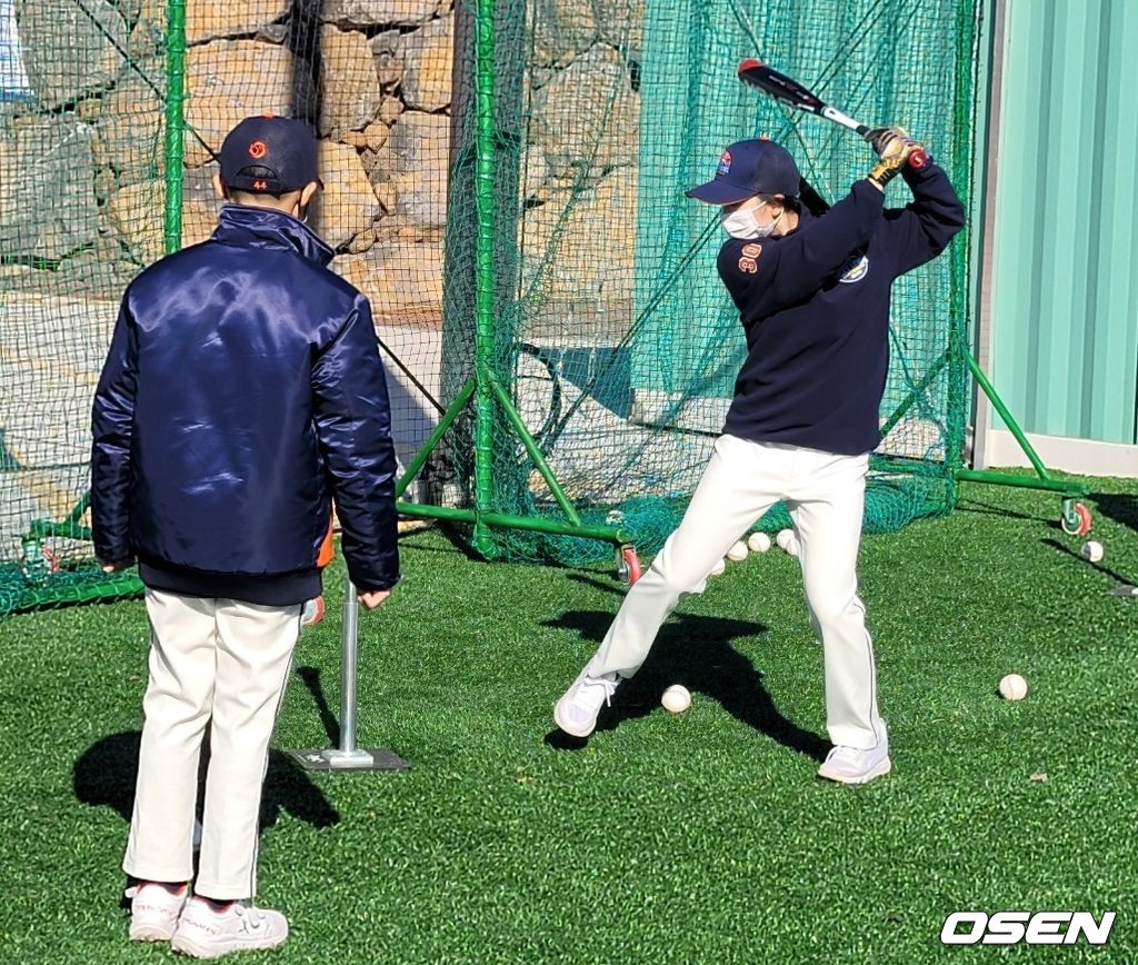 KBO 넥스트-레벨 트레이닝 캠프에 참가 중인 양서진 양 /what@osen.co.kr