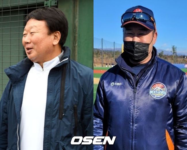 선동렬 전 국가대표 감독-장종훈 KBO 넥스트 레벨 캠프 감독 / OSEN DB