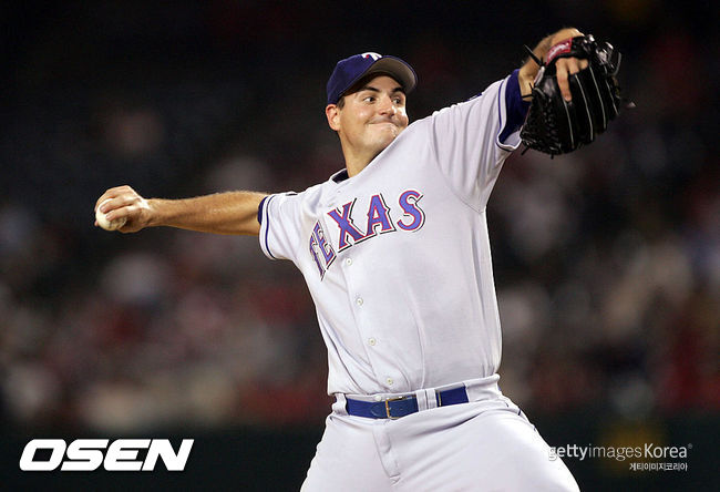 [사진] 텍사스 선수 시절 크리스 영 단장 ⓒGettyimages(무단전재 및 재배포 금지)