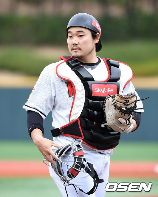 KT 위즈 시절 안승한 / OSEN DB