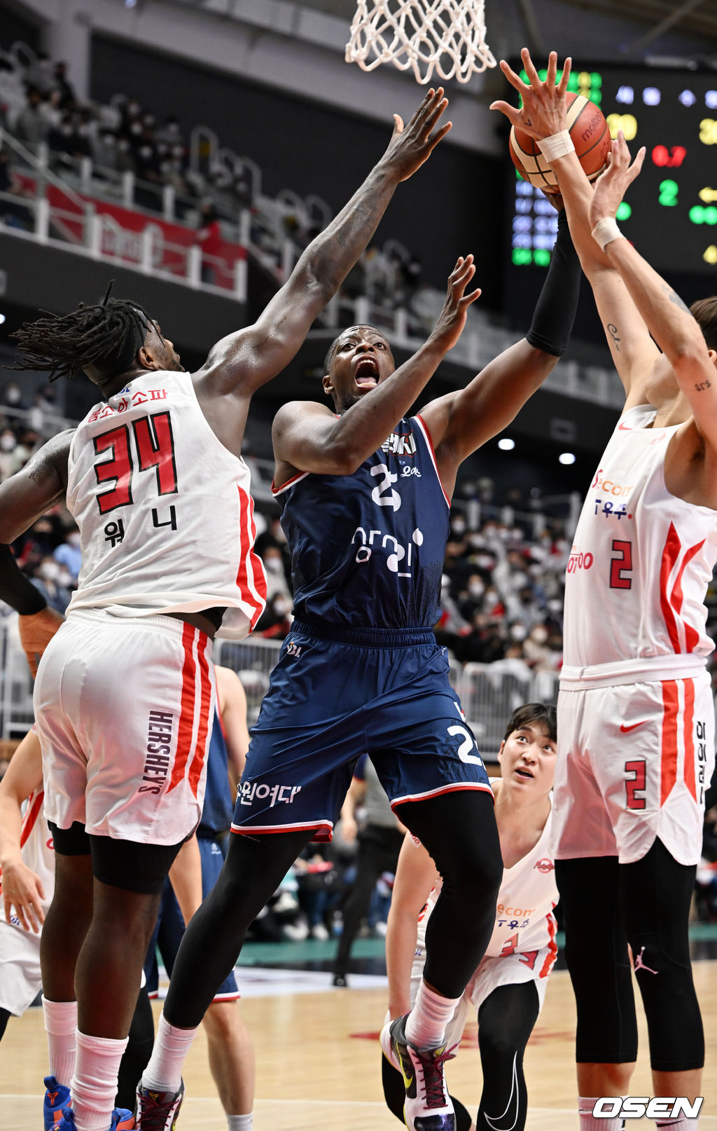 2쿼터 KT 라렌이 레이업슛을 시도하고 있다. 2022.01.19 / rumi@osen.co.kr