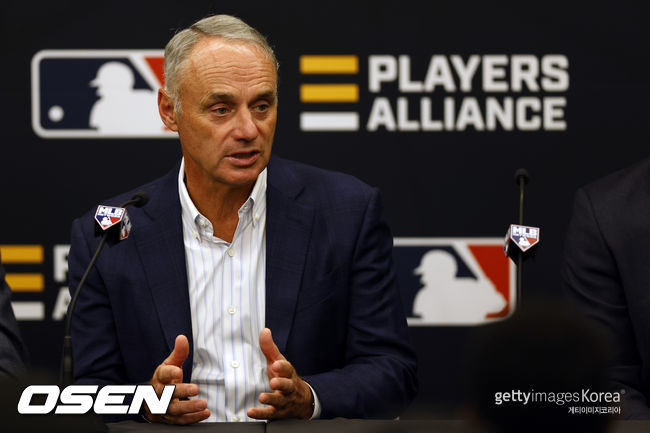 [사진] 롭 만프레드 메이저리그 사무국 커미셔너. ⓒGettyimages(무단전재 및 재배포 금지)