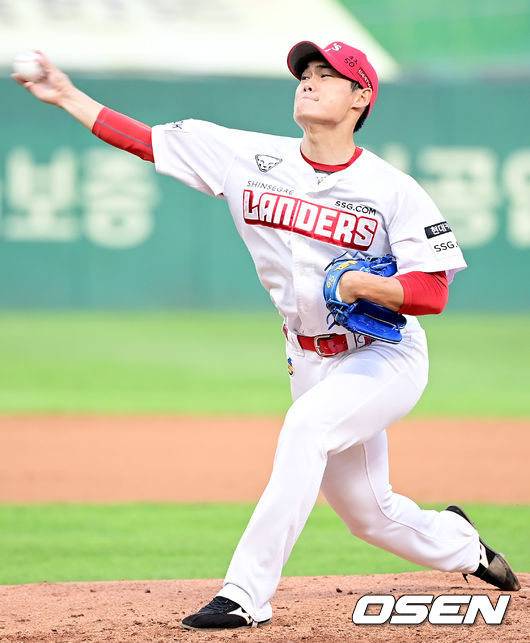 SSG 랜더스 우완 장지훈. / OSEN DB