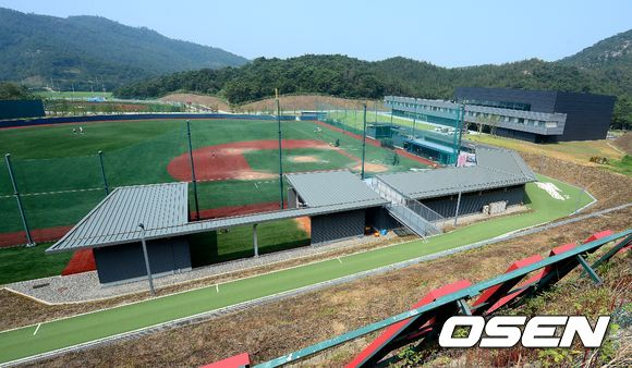 KIA 타이거즈가 전용 훈련장으로 이용하고 있는 함평훈련장 전경./OSEN DB