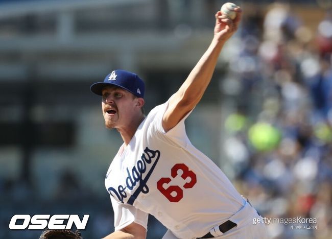 [사진] 다저스의 저스틴 브루힐. ⓒGettyimages(무단전재 및 재배포 금지)