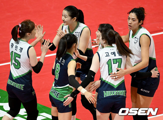 현대건설 선수들. / OSEN DB