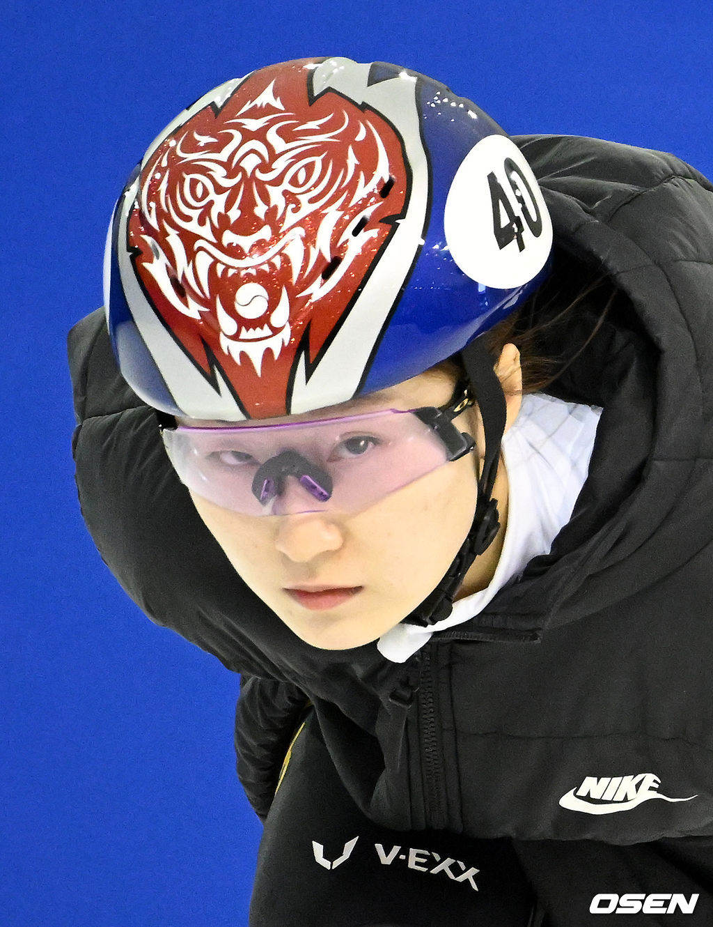 진천국가대표선수촌에서 2022 베이징동계올림픽대회 G-30 미디어데이 행사가 열렸다. 쇼트트랙 대표팀 최민정이 훈련을 하고 있다. 2022.01.05 /jpnews@osen.co.kr