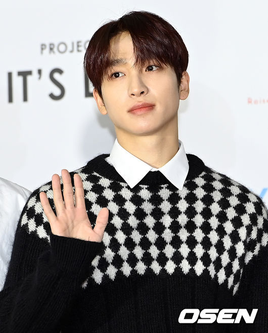 2일 오후 서울 강서구 KBS 아레나홀에서 2021 아시아 아트스트 어워즈(2021 Asia Artist Awards, 2021 AAA) 레드카펫 행사가 열렸다. 더보이즈 상연이 포즈를 취하고 있다. 2021.12.02 /cej@osen.co.kr