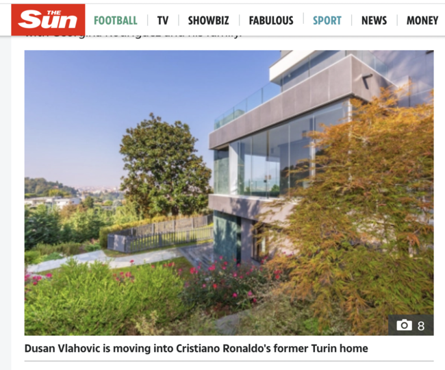 [사진] 더 선 홈페이지 캡쳐.