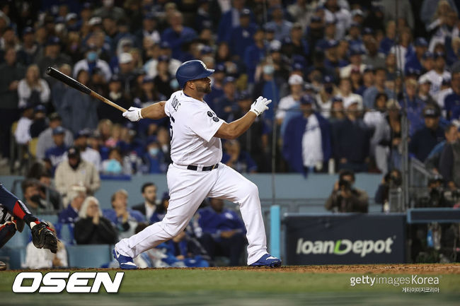 [사진] LA 다저스 시절 알버트 푸홀스. ⓒGettyimages(무단전재 및 재배포 금지)