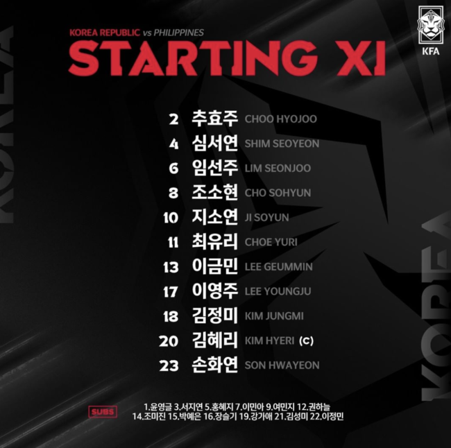 [사진] 대한축구협회 공식 SNS