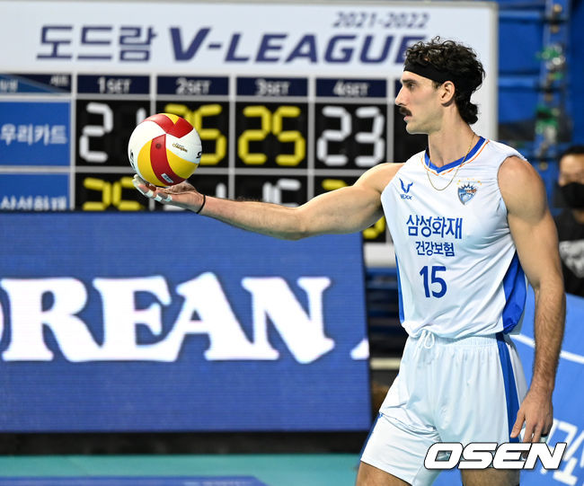 삼성화재 러셀. / OSEN DB