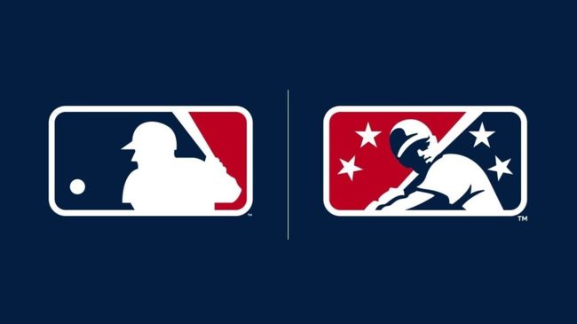 [사진]메이저리그와 마이너리그 로고 <마이너리그 홈페이지 캡처>