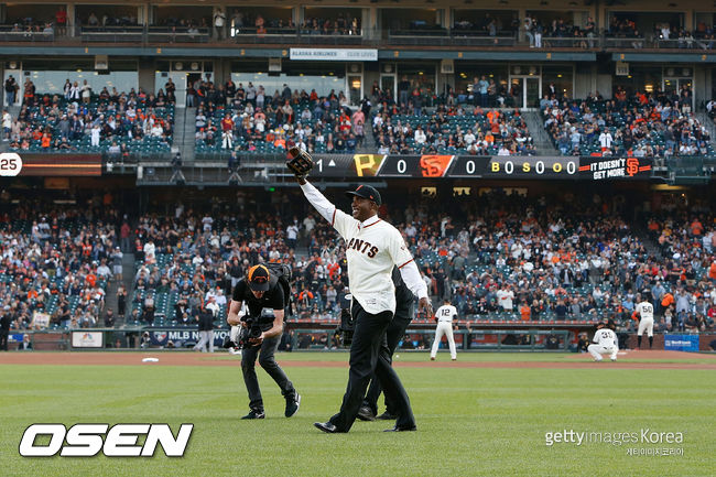 [사진] 메이저리그 역사 통산 홈런 1위 배리 본즈. ⓒGettyimages(무단전재 및 재배포 금지)