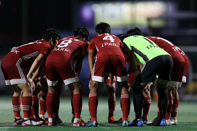 포항양덕3구장/ 2021 K리그 U15 챔피언십/ 서울이랜드FC U15 vs 부산 U15(낙동중)/ 부산 단체/ 스크럼/ 후반준비/ 사진 김재훈