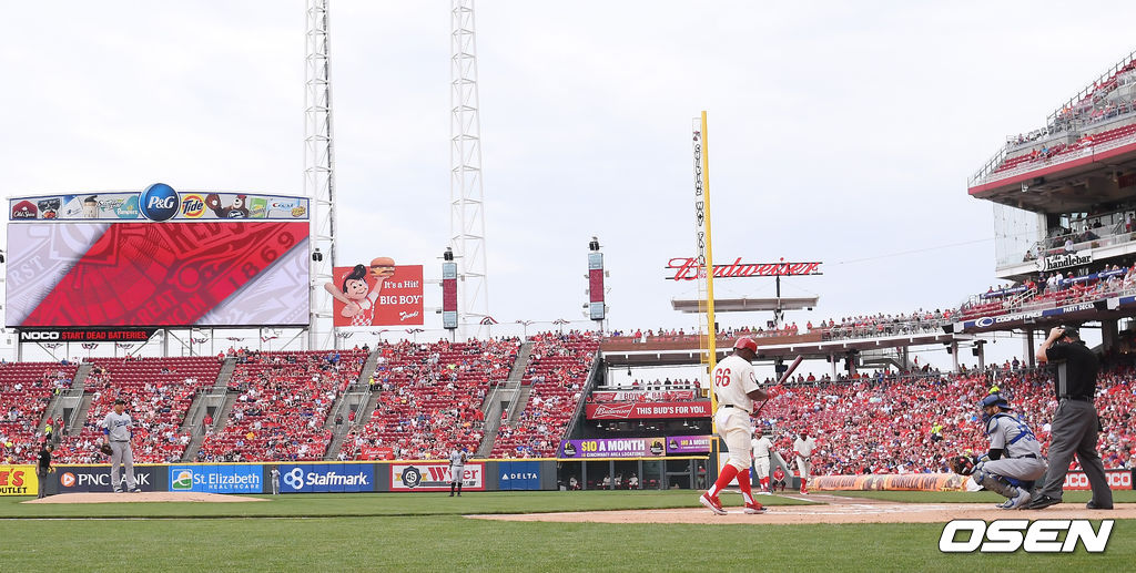 1회말 1사 1,2루 신시내티 푸이그가 타석에 들어서고 있다. / soul1014@osen.co.kr