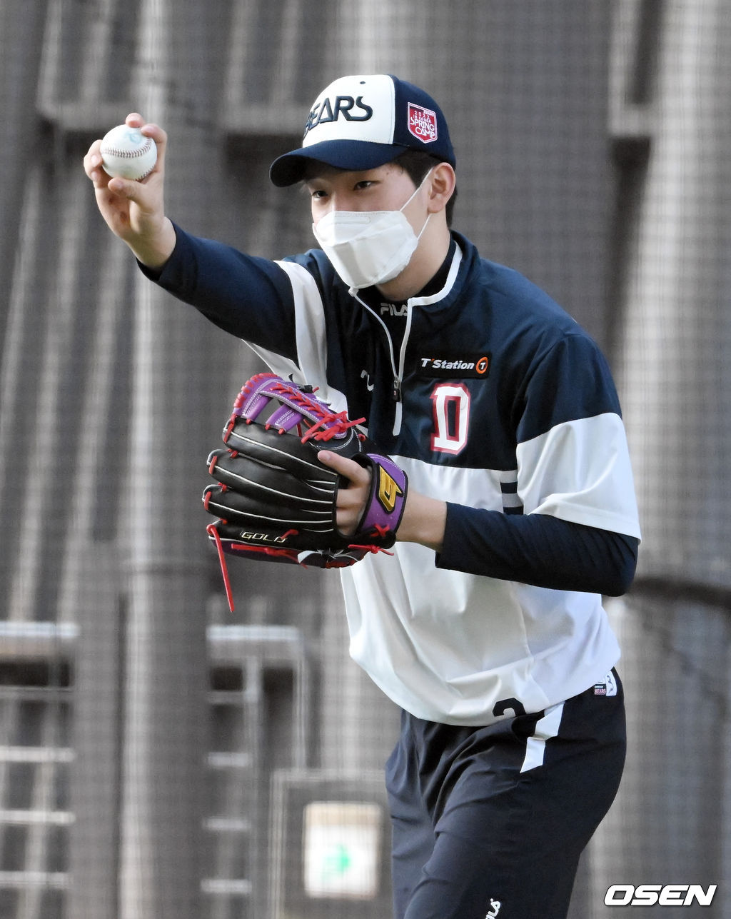 두산 안재석이 수비훈련을 하고 있다, 2022.02.08 / soul1014@osen.co.kr