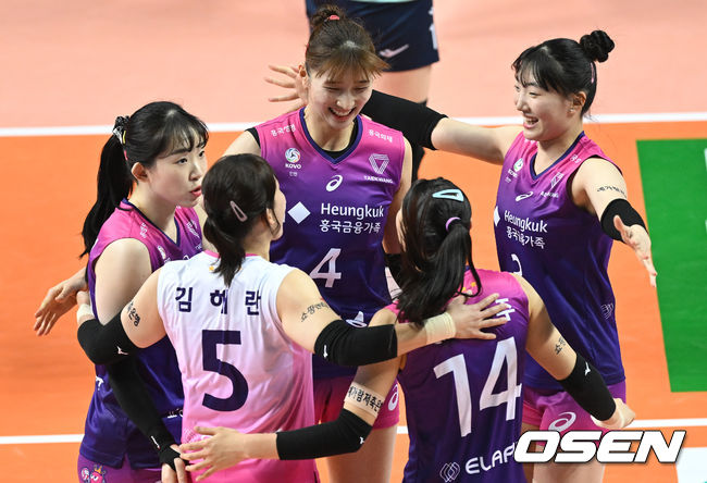 흥국생명 선수들. / OSEN DB