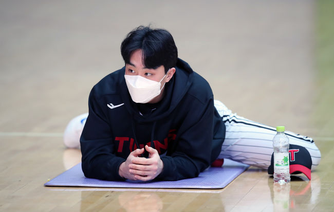 LG 신인 투수 최용하. / LG 트윈스 제공