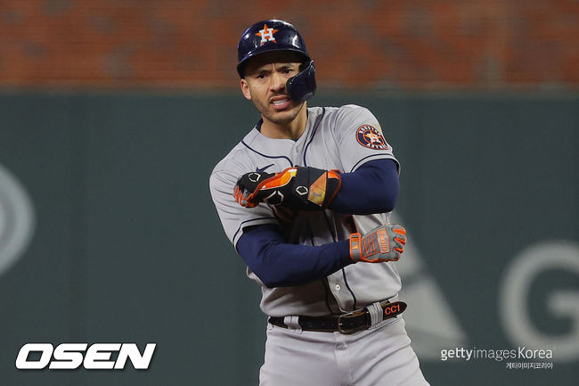 [사진] 메이저리그 FA 내야수 카를로스 코레아. ⓒGettyimages(무단전재 및 재배포 금지)