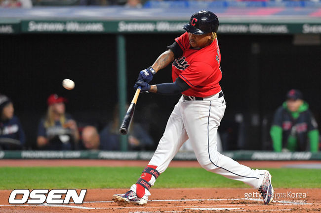 [사진] 클리블랜드 가디언즈 내야수 호세 라미레즈. ⓒGettyimages(무단전재 및 재배포 금지)