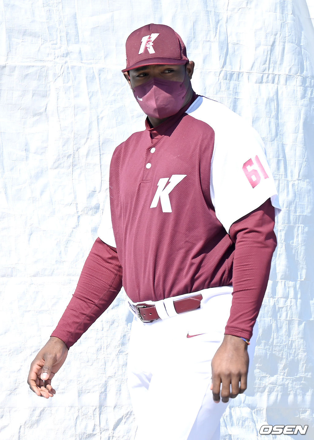 키움 새 외국인타자 푸이그가 자가격리를 마치고 캠프에 합류하고 있다. 2022.02.10 / dreamer@osen.co.kr