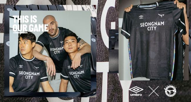 [사진] 홈 유니폼 사진 (왼쪽부터 권순형, 뮬리치, 권완규) / 성남FC 제공.