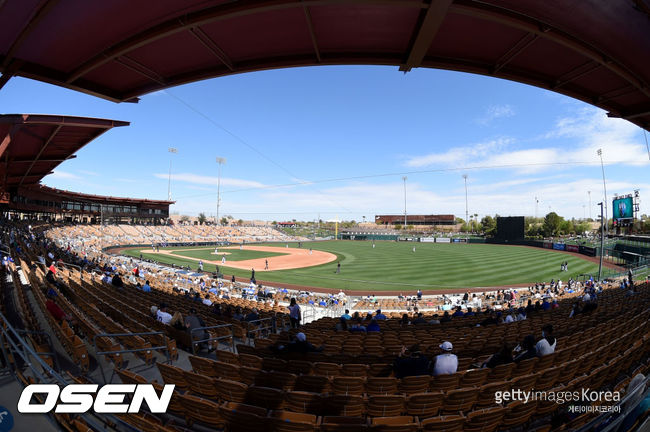 [사진] 시카고 화이트 삭스의 스프링 캠프인 애리조나주 글렌데일의 캐멀백 랜치 스타디움. ⓒGettyimages(무단전재 및 재배포 금지)