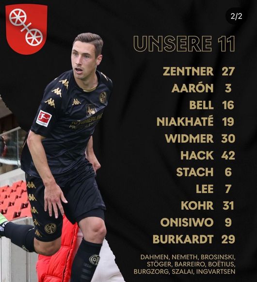 [사진] 마인츠 공식 SNS