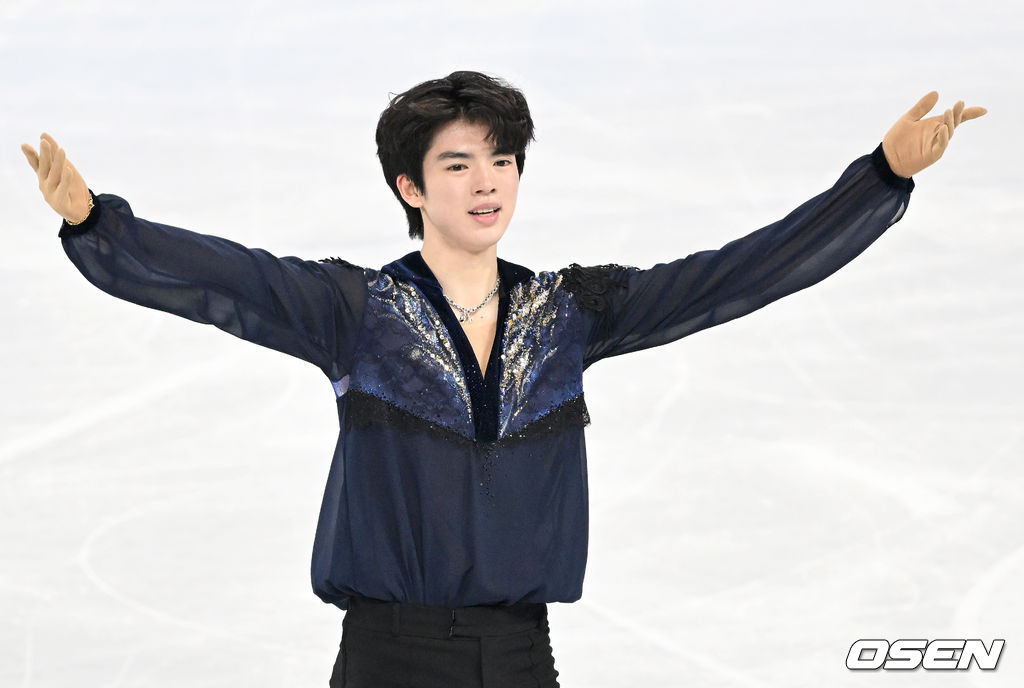 10일(한국시간) 중국 베이징 캐피털 실내 경기장에서 2022 베이징 동계올림픽 피겨 스케이팅 남자 싱글 프리 경기가 열렸다. 대한민국 차준환이 프리 연기를 펼치고 있다. 2022.02.10 /jpnews@osen.co.kr
