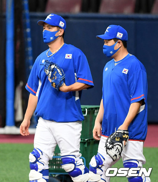 강민호-양의지 /OSEN DB