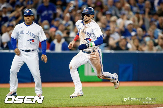 [사진] 토론토 블루제이스 캐반 비지오. ⓒGettyimages(무단전재 및 재배포 금지)
