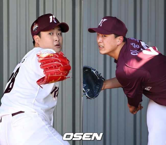 키움 히어로즈 김재웅(왼쪽), 이승호. /OSEN DB