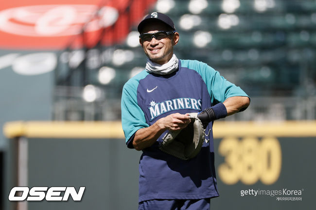 [사진] 시애틀 매리너스 스즈키 이치로 단장 특별보좌 겸 인스트럭터. ⓒGettyimages(무단전재 및 재배포 금지)