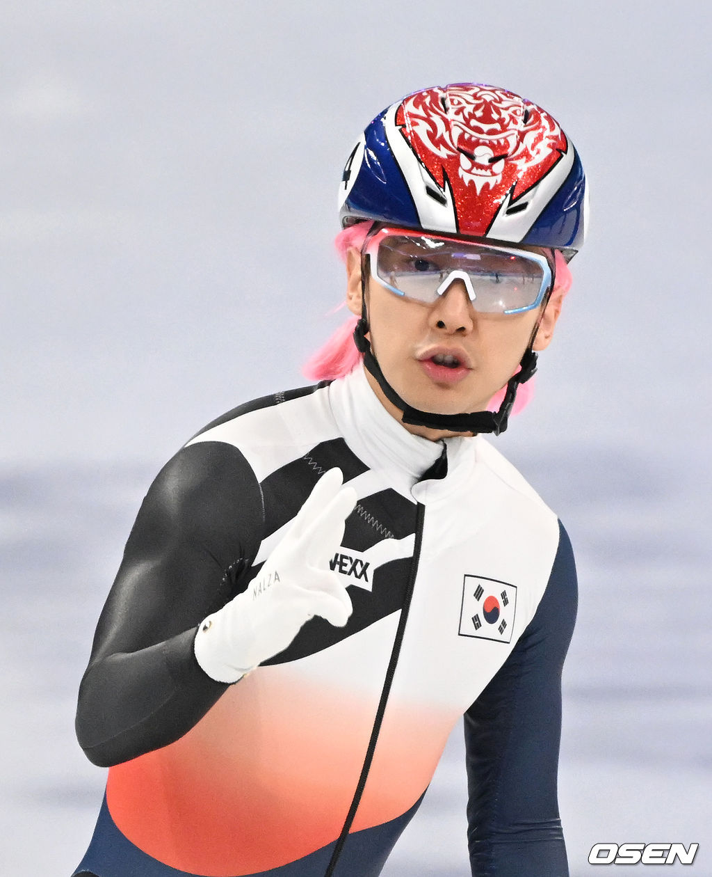 경기에 앞서 대한민국 곽윤기가 훈련을 하고 있다. 2022.02.16 /jpnews@osen.co.kr